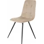 Стул для дома Бюрократ CH-K1 бежевый Holland 06 металл черный на ножках (CH-K1_1/HL07)