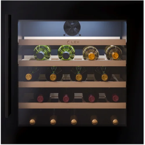 Винный шкаф LEX LWD6036BL 1-нокамерн. черный стекло (CHAT500006)