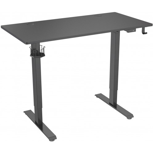 Стол Cactus CS-ED-BBK столешница МДФ черный, каркас черный