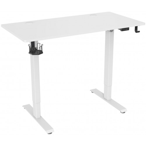 Стол Cactus CS-ED-WWT столешница МДФ белый, каркас белый