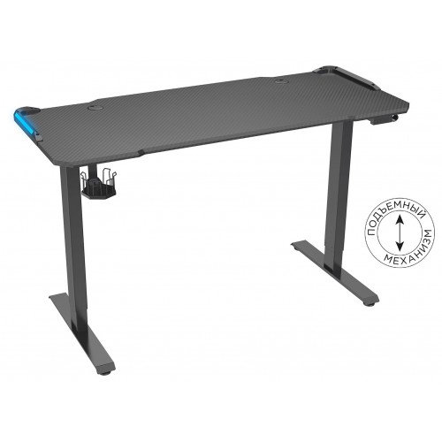 Стол Cactus CS-EDL-GBK столешница МДФ черный, каркас черный