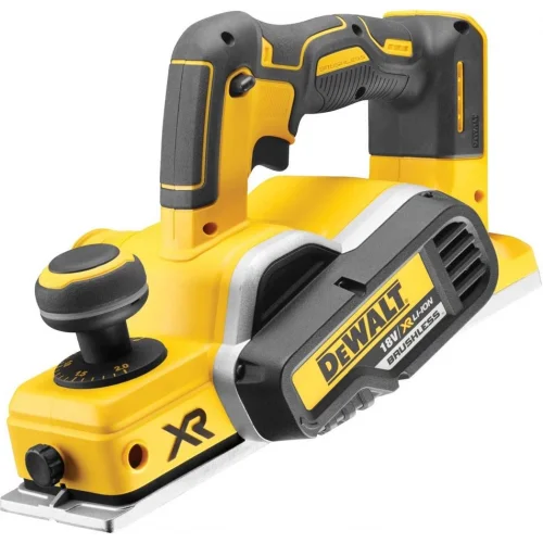 Аккумуляторный бесщеточный рубанок XR DeWalt DCP580N-XJ черный/желтый