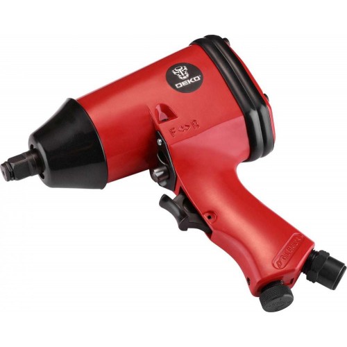 Гайковерт Deko DKPT01 SET 3 142л/мин красный/черный