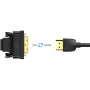 Адаптер-переходник Vention DVI 24+1 M/ HDMI 19F