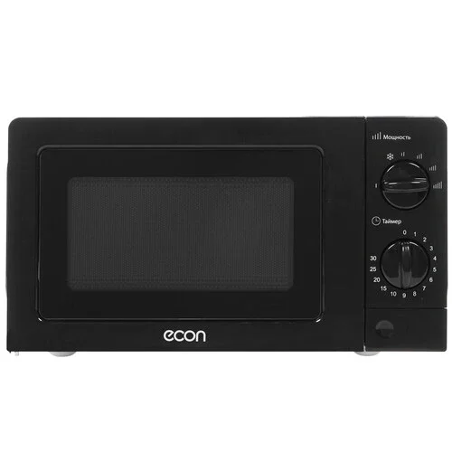 Микроволновая печь ECON ECO-2031M черный, 20 л, 700 Вт, поворотный механизм