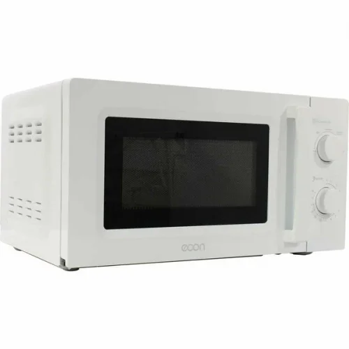 Микроволновая печь ECON ECO-2040M белый, 20 л, 700 Вт, переключатели - поворотный механизм
