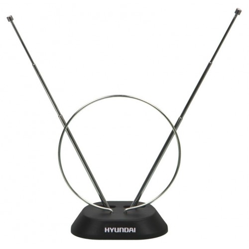 Антенна телевизионная Hyundai H-TAI100 3дБ пассивная черный