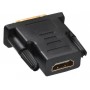 Адаптер Buro HDMI-19FDVID-M_ADPT HDMI-19M(F)/DVI-D(M) с позол. конт.