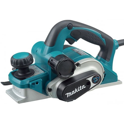 Рубанок Makita KP0810C Рубанок,1050Вт,12000об\м,ширина-82мм,глуб-4мм,3.2кг,кор,парал упор