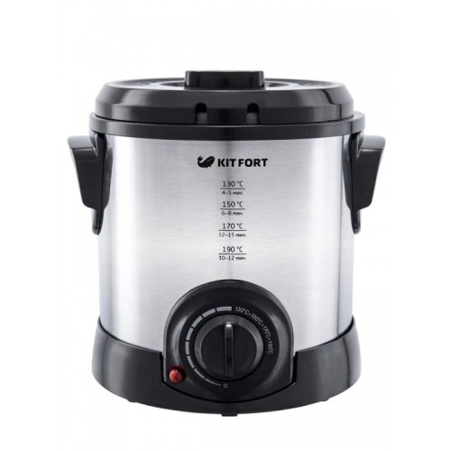 Фритюрница Kitfort KT-2011 1200Вт серебристый/черный