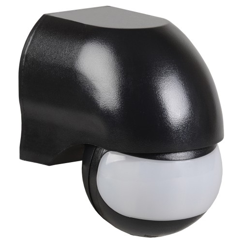 Датчик движения Iek LDD10-010-1100-002ДД 010 черный, макс. нагрузка 1100Вт, угол обзора 180град., дальность 10м, IP44, ИЭК