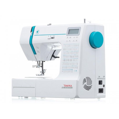Швейная машина ЧАЙКА NEW WAVE 4270 100 операций: прямая строчка, зигзаг, потайные строчки, декоративные строчки, трикотажные строчки, оверлочные строчки; 8 видов петли-авт.; горизонт. челнок; съемная рукавная панель; нитевдеватель, отключ. транспорт. ткан
