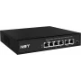 Passive PoE коммутатор Fast Ethernet на 6 портов. Порты: 4 х FE (10/100 Base-T, 52V 4,5(+) 7,8(–)) совместимы с PoE (IEEE 802.3af/at), 2 x FE (10/100 Base-T) Uplink. Совместим со стандартами PoE IEEE 802.3af/at. Мощность PoE на порт - до 30W. Поддержка ре