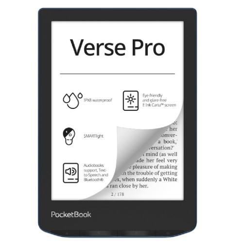 Электронная книга PocketBook 634 Verse Pro Azure (PB634-A-WW)