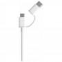USB-кабель Xiaomi Mi 2-in-1 USB Cable Micro-USB to Type-C (30cm)