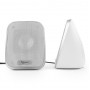 Акустич. система 2.0 Gembird SPK-100-W, белый, 6 Вт, регулятор громкости, USB-питание