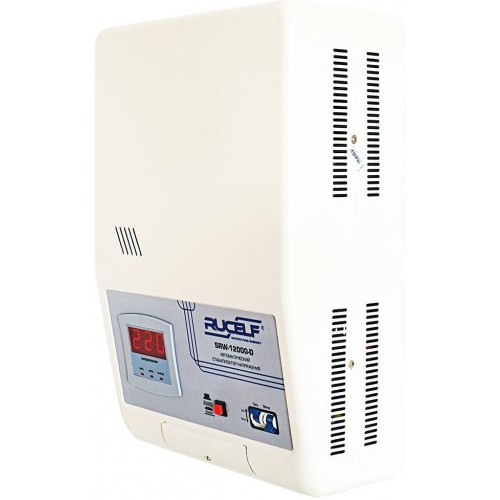 Стабилизатор RUCELF SRW-12000-Dоднофазный, цифровой 220В 12000ВА вх.:130-270В НАСТЕННЫЙ