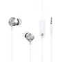 Гарнитура внутриканальные Oklick HS-S-240 1.2м белый проводные в ушной раковине (SS-E086)