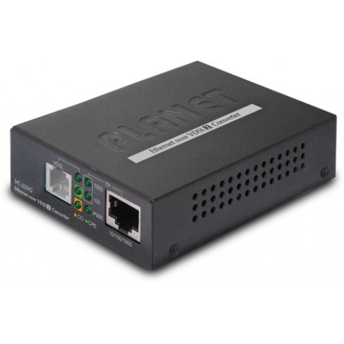 Конвертер Ethernet в VDSL2 VC-231G , внешний БП 1-Port 10/100/1000T Ethernet to VDSL2 Converter -30a profile w/ G.vectoring, RJ11