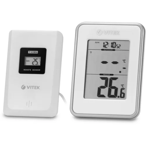 Погодная станция Vitek VT-6408 серебристый