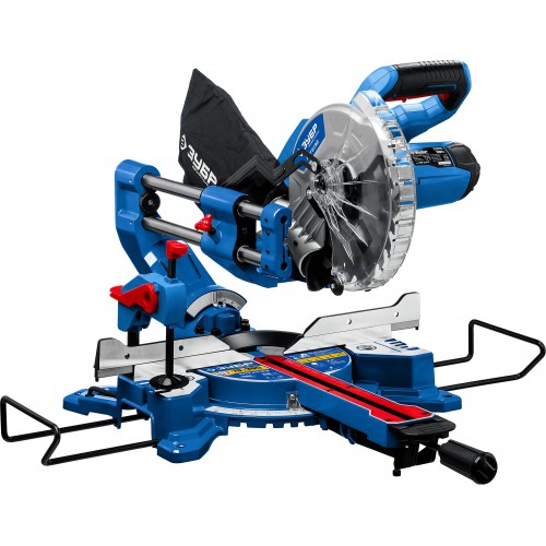 Пила Профессионал торцовочная с протяжкой, d 216 х 30 мм, 1800 Вт ЗУБР ППТ-216-П