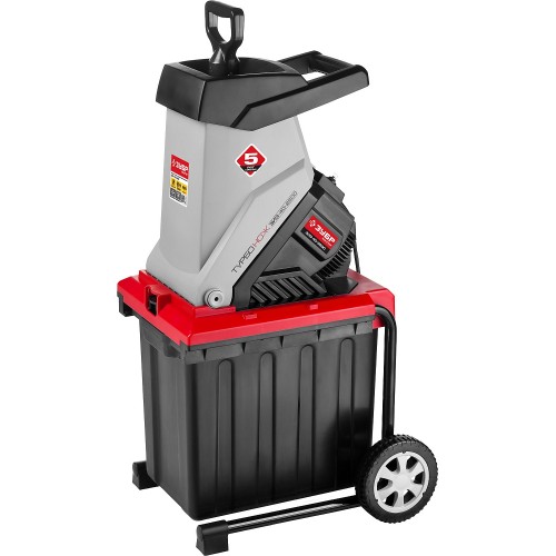 Измельчитель садовый электрический Зубр ЗИЭ-40-2500 р/с 40 мм, контейнер 50 л, 2500 Вт