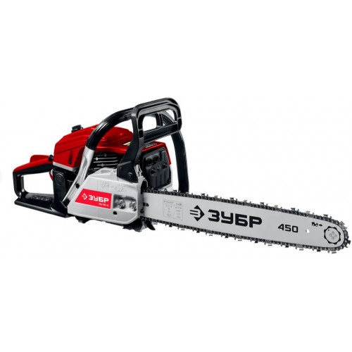 Бензопила Зубр ПБЦ-М52-45, 52 см3, шина 45 см