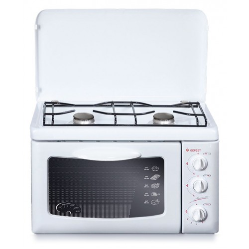Газовая плитка Gefest 100 белый (настольная) + духовка